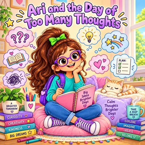 Ari and the Day of Too Many Thoughts cover